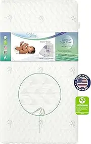 Evolur Comfort Cool Flow Foam Crib & Toddler Mattress I Waterproof I Greenguard Gold Certified