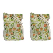 2x Citrus Blossom 19cm Doorstop Home Room Weighted Heavy Door Stopper Beige
