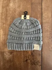 C.C Kids Baby Ribbed Knit Children’s Winter Hat Beanie Cap Gray!
