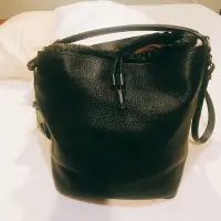 在飛比找蝦皮購物優惠-Burberry Black Leather Susanna