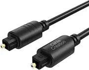 Optical Audio Cable, CableCreation 3 Feet Digital Fiber Optic Cable for Home Theater, Sound Bar, TV, PS4, Xbox, VD/CD Player, Blu-ray Players, Game Console& More, 0.9M
