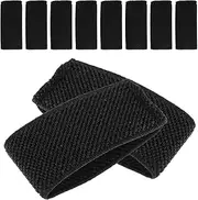 KICHOUSE 10pcs Nylon Duty Belt Loop Holders Elastic Twill Belt Strap Loop Keepers for Men Women Backpack Straps Retainer Key Buckle Clip