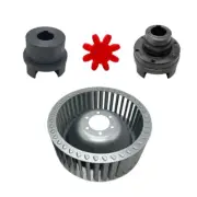 BECKER vacuum pump KVT3.80 DVT3.80 KDT3.80 cooling fan+Coupling+Cushion