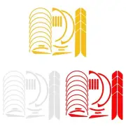 For Ninebot MAX G30 Electric Scooter Reflective Stickers High Quality Material