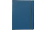 Filofax: A4 Refillable Lined Notebook - Contemporary Blue Steel
