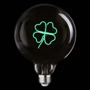Message in The Bulb Clover Green Wireless Light Set