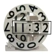 3D Printed Three Axis Clock Unique Home Desktop Ornament