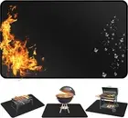 65X 40 Inch Large under Grill Mat,Fireproof Grill Pads for Outdoor Charcoal, Dou