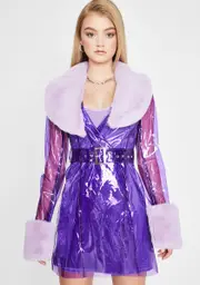 [Sugar Thrillz] Primadonna Girl Clear Trench Coat