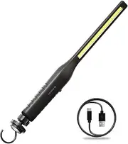 DR.PREPARE LED Work Light, 4000mAh Rechargeable COB Mechanic Light, 700 Lumens Portable Lights with Magnetic Base 360° Swivel for Car Paint Correction, Workshop,Repair, Inspection, Emergency