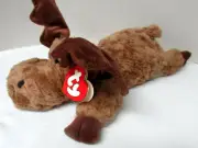 TY Retired 1995 Mortimer 17" Floppy Moose Plush Large Swing Tag Korea