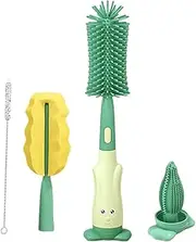 Baby Bottle Brush, Water Bottle Cleaner Brush - Portable Set for Baby Mom Home Feeding Safe Ergonomic Design
