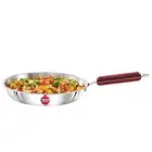 Hawkins 24 cm Triply Stainless Steel Frying Pan, Induction Base, Silver, (SSF24)