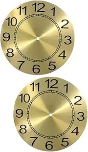 Sosoport Pcs Sturdy DIY Clock Dial Replacement Round Wall Clock Part Accessories for DIY Making