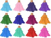 Three Layer Skirt belly dance wear layer skirt chiffon three layer skirts c3