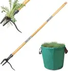 Weed Puller Tool, Stand Up Remover Gardening Hand Weeding Tool...
