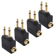 4 Pack Airplane Headphone Adapter ,Airline Airplane Flight Adapters for4005