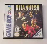 Deja Vu I & II Nintendo Color Gameboy Custom Artwork & Case NO GAME!!