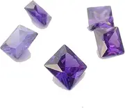 [HI International] Cubic Zirconia Loose stones Best Quality Square Shape Multi 10 Colours faceted gemstones 3mm to 10mm