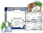 Coconut Mint Whitening Strips, Teeth Whitening Strips, Sensitive Teeth Friendly Kit, Teeth Stain Remover, Fresh Breath Cleaning Whiteningteeth,1box