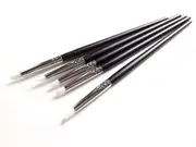 5PCS/set Paint Brush For Watercolor Oil Painting Different Size Shape Silicone Brushes Gouache Acrylic Drawing School Supply