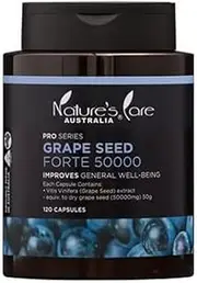 Pro Series 50000mg Grape Seed Forte Supplement 120 Capsules