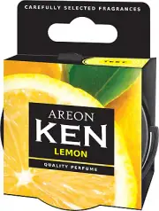 Air Freshener Lid Set Lemon 2x Original Areon Ken Car Scent Container