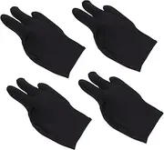 4pcs Anti-scalding Gloves Hair Styling Finger Gloves Barber Protection Gloves Hair Curling Gloves Barber Gloves Bbq Gloves Fireproof Gloves Bbq Mitts Polyester Straightener Curls