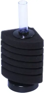 AQUANEAT Sponge Filter, Corner Fish Tank Filter, for Breeding Shrimp Nano Fish T