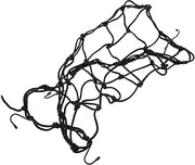 Anneome Elastic Bungee Cargo Net for Motorcycle and Camping Cargo Netting for Secure Storage Portable and Lightweight Net Design for Outdoor Activities