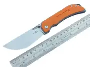 TwoSun Folding Knife 14C28N Blade Titanium G10 Handle Pocket Knife TS472-14C28N