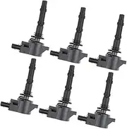 Car Engine Coil Assembly, Ignition Coil 6 Pcs Ignition Coil A2729060060 2729060060, for, W164 W209 W216 W230 Car Accessories