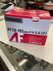 Tamron AF 28-105mm f4-5.6 IF Canon EF mount, hood+caps, clean, boxed