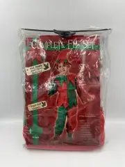 Fun World Youth Unisex Complete Elf Set Medium 8-10 New