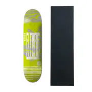 Element Skateboard Deck Disconnect Wind Yellow 7.75" with Griptape