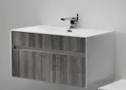 GREY ASH S-900GA WALL HUNG VANITY - SURPLUS STOCK CLEARENCE