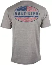 Mens Salt Life Amerifinz Tri-Blend Short Sleeve T-Shirt - XL & Large - NWT