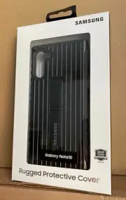 Samsung Galaxy Note 10 Case Black Slim Cover kickstand