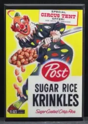 Sugar Rice Krinkles Cereal Box 2" X 3" Fridge / Locker Magnet.