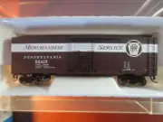 Bachmann HO Scale Silver Series 40' Box Car PRR MERCHANDISE SERVICE