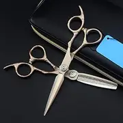 Professional Hair Cutting Shears, Professional JP 440c Steel 6 inch Rose d Hair Cutting Scissors Haircut thinning Barber Tools Cut Shears Hairdresser Scissors