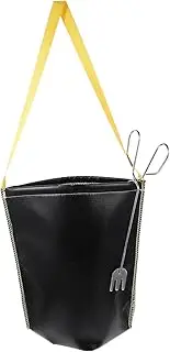 ANDRESLAD Large Capacity BBQ Charcoal Bag Fireproof Waterproof Storage Handle Magnetic Clasp Easy to Use