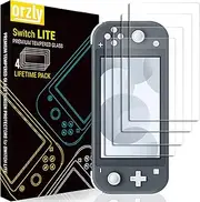 Screen Protector for Nintendo Switch Lite - 2019 Model [4 Pack] Tempered Glass Screen Protectors [No Bubbles Easy Installation Anti Scratch Edition]
