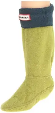 Hunter 175123 Kids Unisex Original Crab Cuff Boot Socks Green Size Medium