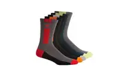 20 X Kinggee Work Socks Multi-Colour Crew