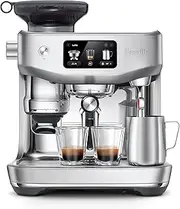 [Breville] the Oracle™ Jet Automatic Espresso Machine with Grinder & Milk Frother, Espresso Maker with Touchscreen, Cappuccino & Latte Machine for Home, BES985BSS, Brushed Stainless Steel