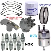 Tune Up Kit Filters Cap Rotor Wire Spark Plugs For JEEP J10 L6 4.2L 1978-1980 (for: Jeep)