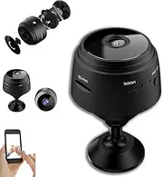 Laidanyou Camera, Laidanyou Mini Camera, Mini Security Camera, Home Indoor/Outdoor Wireless Security Cameras, Magnetic Security Camera Intdoor & Outdoor (Black,1 Pcs)