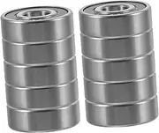 10pcs Steel Deep Groove Ball Bearings Single Direction Axial Bearings for Car Motor Machine
