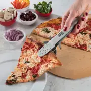 Hutzler Pizza Slice N Serve - Cutter Slicer & Serving Tool Tong Safe Sanitary